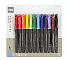 Office Depot® Brand Permanent Markers, Fine Point, 100% Recycled Plastic Barrel, Assorted Colors, Pack Of 12 1 thumbnail image