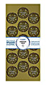 Geographics Embossed Seals, 1-1/4", Gold/Silver Foil, Pack Of 45 1 thumbnail image