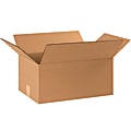 Partners Brand Heavy-Duty Storage Boxes, 10" x 14" x 16", Kraft, Case Of 25