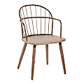 LumiSource Riley Industrial Chair, Antique Copper/White Washed 1 thumbnail image