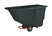Rubbermaid® Commercial Products Service Truck, 38 5/8" x 56 3/4" x 28", 1/2 Cubic Yard, Black 1 thumbnail image