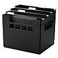 Pendaflex® Super Decoflex® 4-Storage File Folders, 11" x 12 3/4" x 10", Black 1 thumbnail image