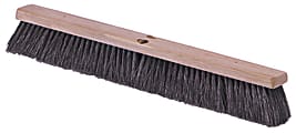 Carlisle Hardwood Block Floor Sweep - 3" Tampico Fiber Bristle - 1 Each - Black