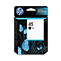 HP 45 Black Ink Cartridge, 51645A