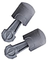 Pistonz™ Earplug, Polyurethane, Gray, Thumb-Grip, Uncorded