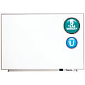 Quartet® Matrix® Magnetic Marker Unframed Dry-Erase Whiteboard, 34" x 23", White/Silver 1 thumbnail image