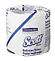 Scott Standard Bathroom Tissue - 1 Ply - 4" x 4.10" - 1210 Sheets/Roll - White - For Bathroom - 80 / Carton 1 thumbnail image