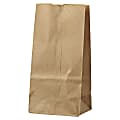 General Supply Natural Paper Grocery Bags, #2, 30 Lb, 7 7/8" x 4 5/16" x 2 7/16", Kraft, Case Of 500 1 thumbnail image