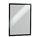 DURABLE® DURAFRAME® Self-Adhesive Magnetic Tabloid Sign Holder - Horizontal or Vertical, 12.25"x18" Frame Size - Holds 11"x17" Insert, 2 -Pack, Black 1 thumbnail image
