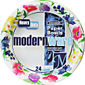 Modernware Designer Paper Bowls, 20 Oz, 24 Bowls Per Pack, Case of 12 Pack 1 thumbnail image