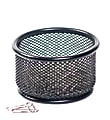 Office Depot® Brand Mesh Paper Clip Holder, Black 1 thumbnail image