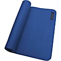 Zenzation Athletics Premium WTE10002 Yoga Mat - Gym, Studio - 68" Length x 24" Width x 0.25" Thickness - Polyvinyl Chloride (PVC), Cotton - Blue 1 thumbnail image