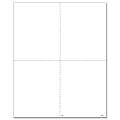 ComplyRight™ W-2 Tax Forms, Blank Face With Backer Instructions, 4-Up (Box Format), Laser, 24 Lb Paper Stock, 8-1/2" x 11", Pack Of 500 Forms 1 thumbnail image