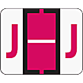 Smead® BCCR Bar-Style Permanent Alphabetical Labels, J, Red, Roll Of 500 1 thumbnail image