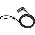 Universal Laptop Security Cable T-bar - With 4 dial Combination Lock - Universal Laptop Security Cable T-bar - With 4 dial Combination Lock