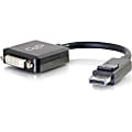 C2G 8in DisplayPort to DVI-D (Single-Link) Adapter Converter - M/F - 8 Inch DisplayPort Male to DVI-D Female Adapter Converter - Adapts a DP output to DVI-D - Supports resolutions up to 1920 x 1200 - Supports legacy Single-Link DVI-D display devices