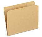 Pendaflex Recycled File Folder, Straight Cut, Letter, 100/Box, Kraft