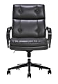 Serta® SitTrue™ Belterra Faux Leather Mid-Back Manager Office Chair, Black