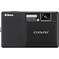 Nikon Coolpix S70 Point & Shoot Digital Camera - Black 1 thumbnail image