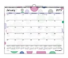 Day Runner® Monthly Wall Calendar, 15" x 12", 30% Recycled, Bubbles, January–December 2015