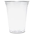 Solo Cup UltraClear Plastic PET Cups - 16 fl oz - 50 / Pack - Crystal Clear - Polyethylene Terephthalate (PET) - Beverage, Cold Drink, Smoothie, Coffee