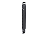 Chief 6-9" Adjustable Extension Column - White - Mounting component (extension column) - for projector - aluminum - black - ceiling mountable 1 thumbnail image