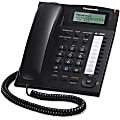 Panasonic KX-TS880B Integrated Telephone System with 10 One-Touch Dialer Stations in Black