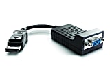 HP DisplayPort to VGA Adapter - HD-15 Female VGA, DisplayPort Digital Audio/Video - 8" 1 thumbnail image