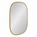 Uniek Kate And Laurel Caskill Decorative Oval Mirror, 35-1/2”H x 23-3/4”W x 3/4”D, Gold 1 thumbnail image