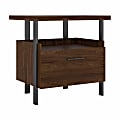 Bush Business Furniture Architect 30-1/3"W Lateral 1-Drawer File Cabinet, Modern Walnut, Standard Delivery