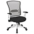 Office Star™ Space Seating Mesh Mid-Back Chair, Shale/White 1 thumbnail image
