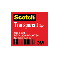 Scotch® Transparent Tape, 1/2" x 1296", Clear