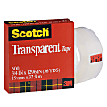 Scotch® Transparent Tape, 3/4" x 1,296", Clear 1 thumbnail image