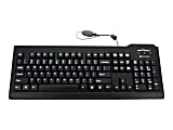 Seal Shield Silver Seal Glow Waterproof - Keyboard - backlit - USB - US - waterproof - black 1 thumbnail image