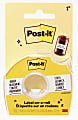 Post-it White Label on-a-roll Tape with Tape Dispenser, 1 in. x 700 in., Great label maker for creating labels for spice jars and journals 1 thumbnail image