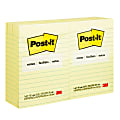 Post-it® Notes, 12 Pads, 4 in x 6 in, Lined, Clean Removal, School Supplies and Office Products, Sticky Notes  - SNT62851 1 thumbnail image