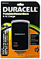 Duracell® Portable Power Bank And AC Charger With 1800mAh Battery