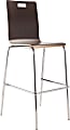 National Public Seating Bushwick Series Wood Café Chairs, Espresso, Set Of 4 Chairs