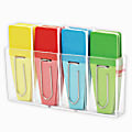 Clip-rite™ Clip-Tabs, 1 1/4", Blue/Green/Red/Yellow, 24 Clip-Tabs Per Pack, Set Of 6