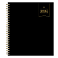 2024 Day Designer Monthly Planning Calendar, 8" x 10", Black, January To December