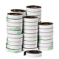 Dowling Magnets Adhesive Magnet Strips, 1/2" x 30", Gray/White, Box Of 48 1 thumbnail image