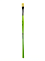 Liquitex Free-Style Detail Paint Brush, Synthetic, Size 8, Bright Bristle, Green 1 thumbnail image