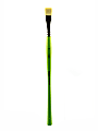 Liquitex Free-Style Detail Paint Brush, Synthetic, Size 10, Bright Bristle, Green 1 thumbnail image