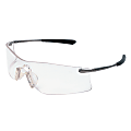 Crews Rubicon Frameless Safety Glasses, Silver Metal Temples, Clear Lens 1 thumbnail image