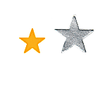 Eureka Presto-Stick® Foil Stars, 3/4", Gold, Pack Of 175 1 thumbnail image