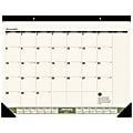 AT-A-GLANCE® 100% Recycled Desk Pad Calendar, 17" x 22", January–December 2017