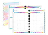 Office Depot® Brand Maj Holographic Weekly/Monthly Academic Planner, 5" x 8", Multicolor, July 2018 to June 2019
