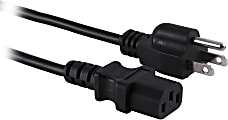 Ativa® Universal AC Replacement Power Cord, 10’, Black, 26897 1 thumbnail image