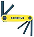 Bondhus GorillaGrip 5-Piece Fold-Up Tool Set, Inch