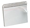 Oxford® Spiral-Bound Index Cards, Ruled, 4" x 6", White, Pack Of 50 1 thumbnail image